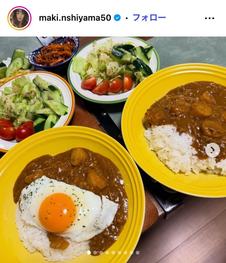 西山茉希Instagramより