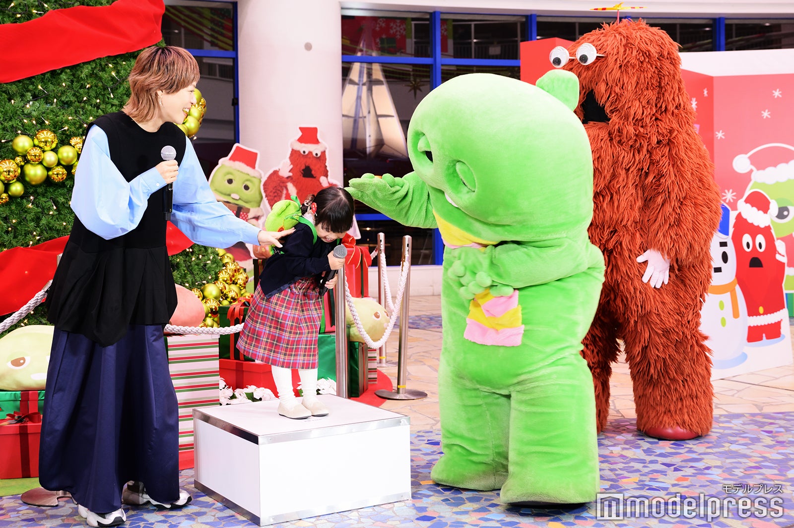 上野樹里、中村千歳、ガチャピン、ムック（C）モデルプレス