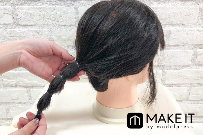 ボブヘアアレンジ2〈ラーメンマンヘア〉 (C)メイクイット