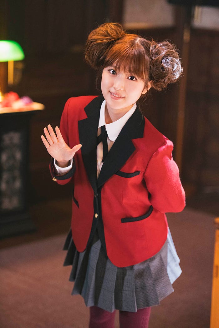 福本莉子(C)河本ほむら・尚村透・斎木桂/SQUARE ENIX(C)2021 ドラマ「賭ケグルイ双」製作委員会