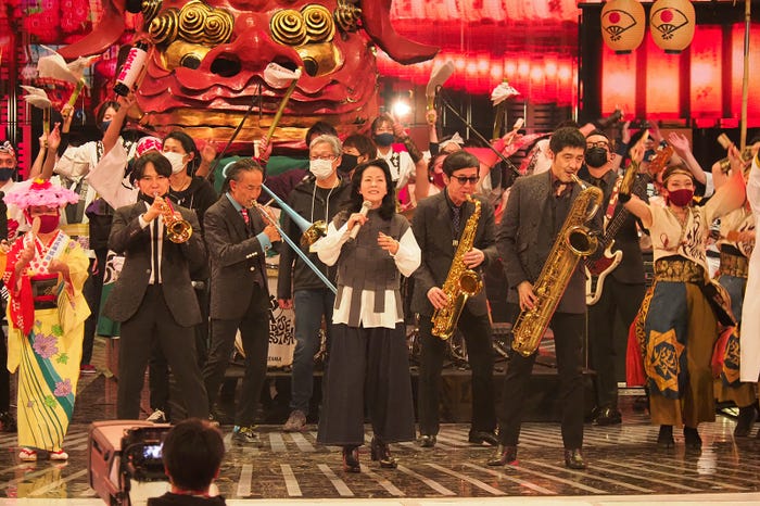 坂本冬美、東京スカパラダイスオーケストラ/リハーサルの様子(C)NHK