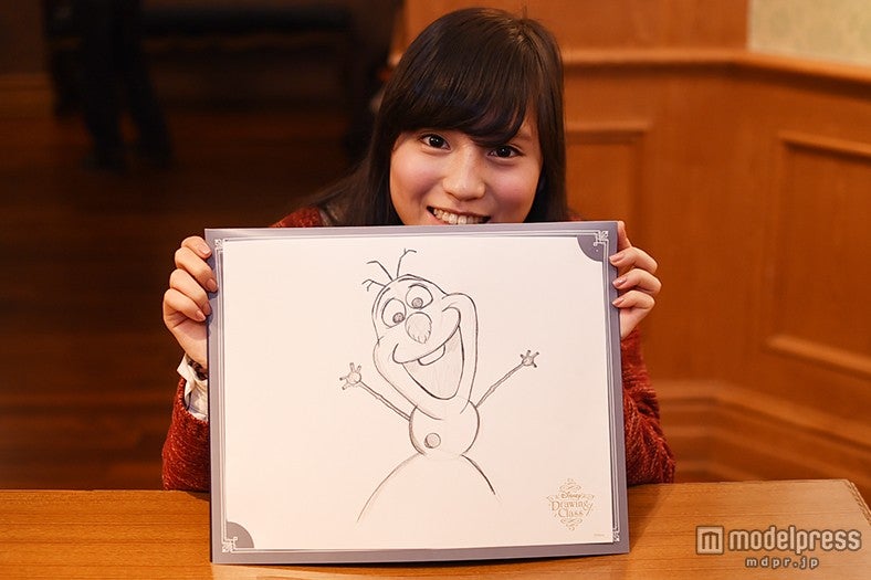 「ディズニードローイングクラス」／モデル：矢内美麻理