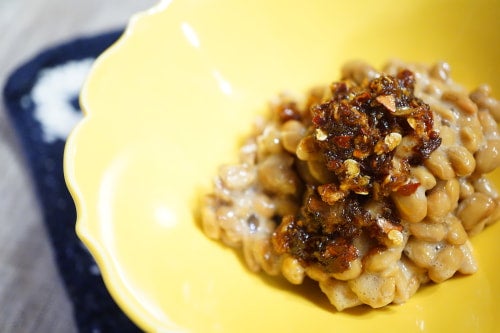 食べるラー油納豆