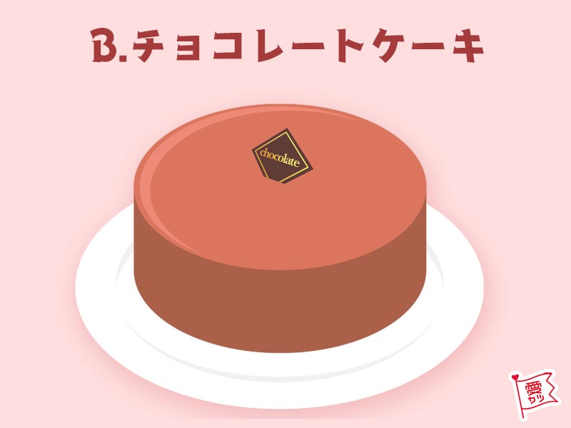 B：「チョコレートケーキ」を選んだあなた