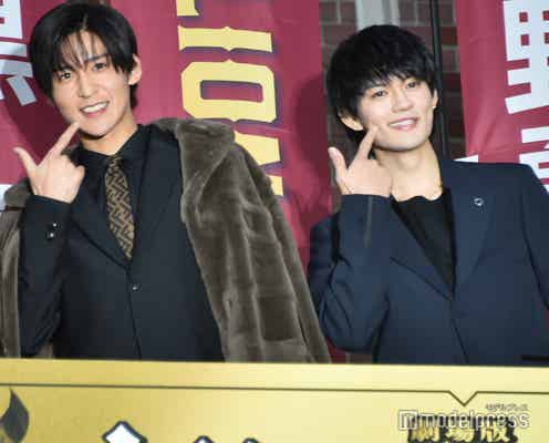 Snow Man目黒蓮&M!LK佐野勇斗、新宿降臨で周囲騒然 1800人の歓声飛び交う【トリリオンゲーム】