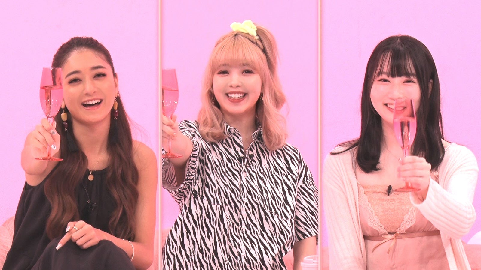 みちょぱ、藤田ニコル、越智ゆらの（提供写真）