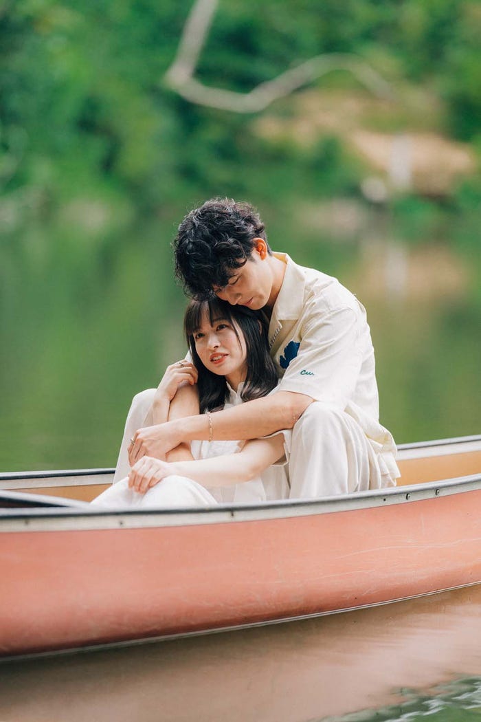 海津雪乃、高崎凌「LOVE CATCHER Japan」第2話より(C)CJ ENM CO., LTD. All Rights Reserved(C)AbemaTV,Inc.