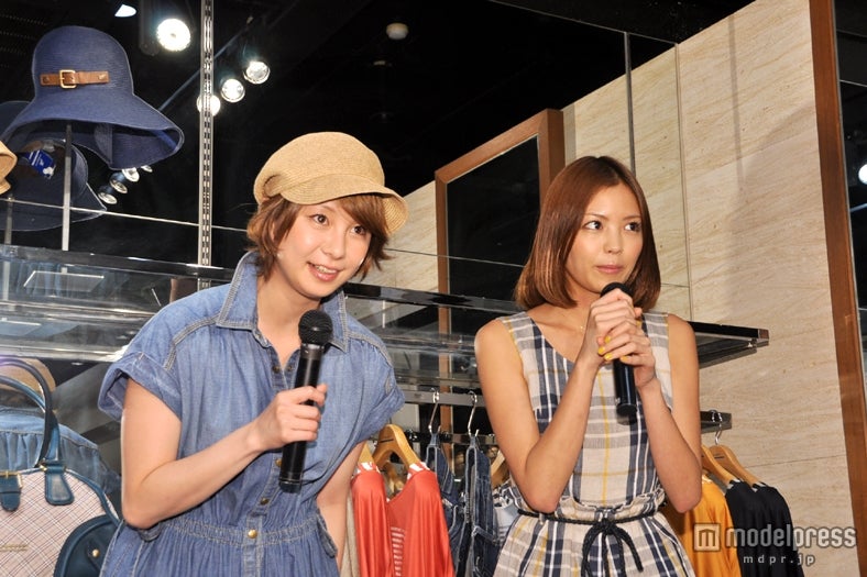 左から：田中美保、矢野未希子