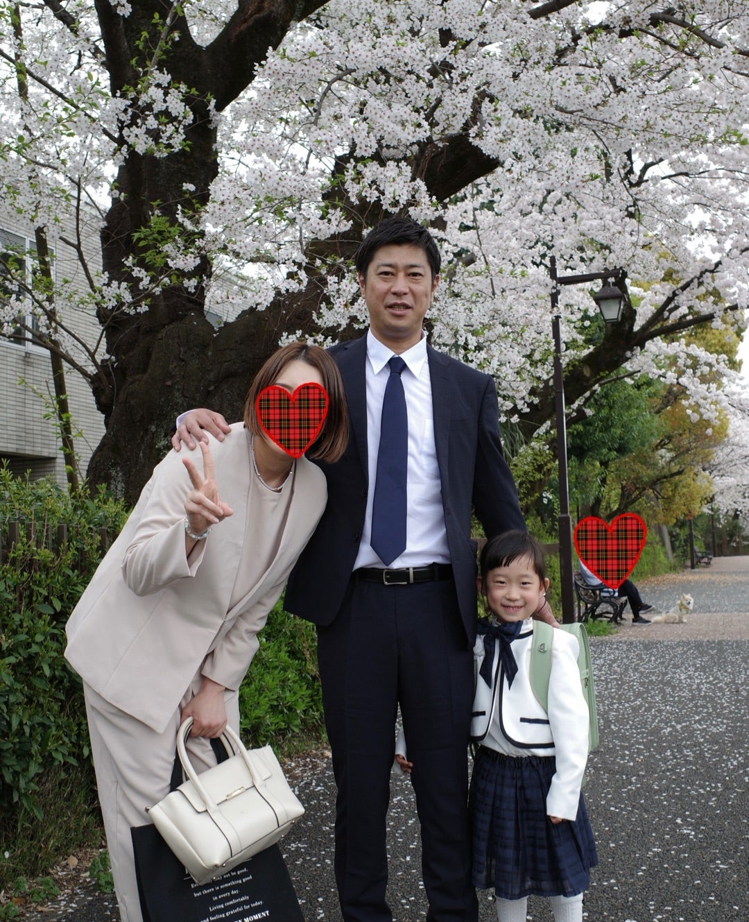 あいさん、尾形貴弘、長女／あいさんオフィシャルブログより