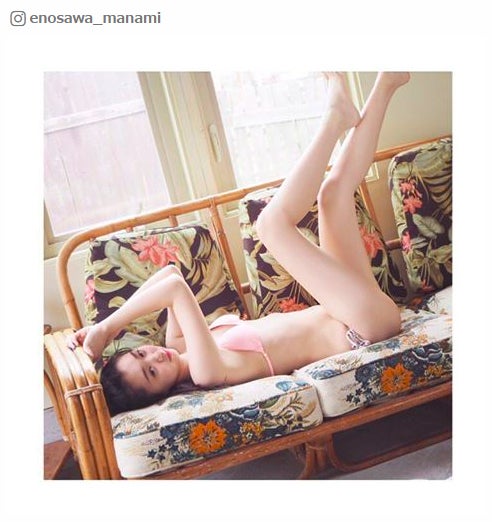 江野沢愛美、色白美ボディに絶賛の嵐「見惚れる」「スタイル良すぎ」