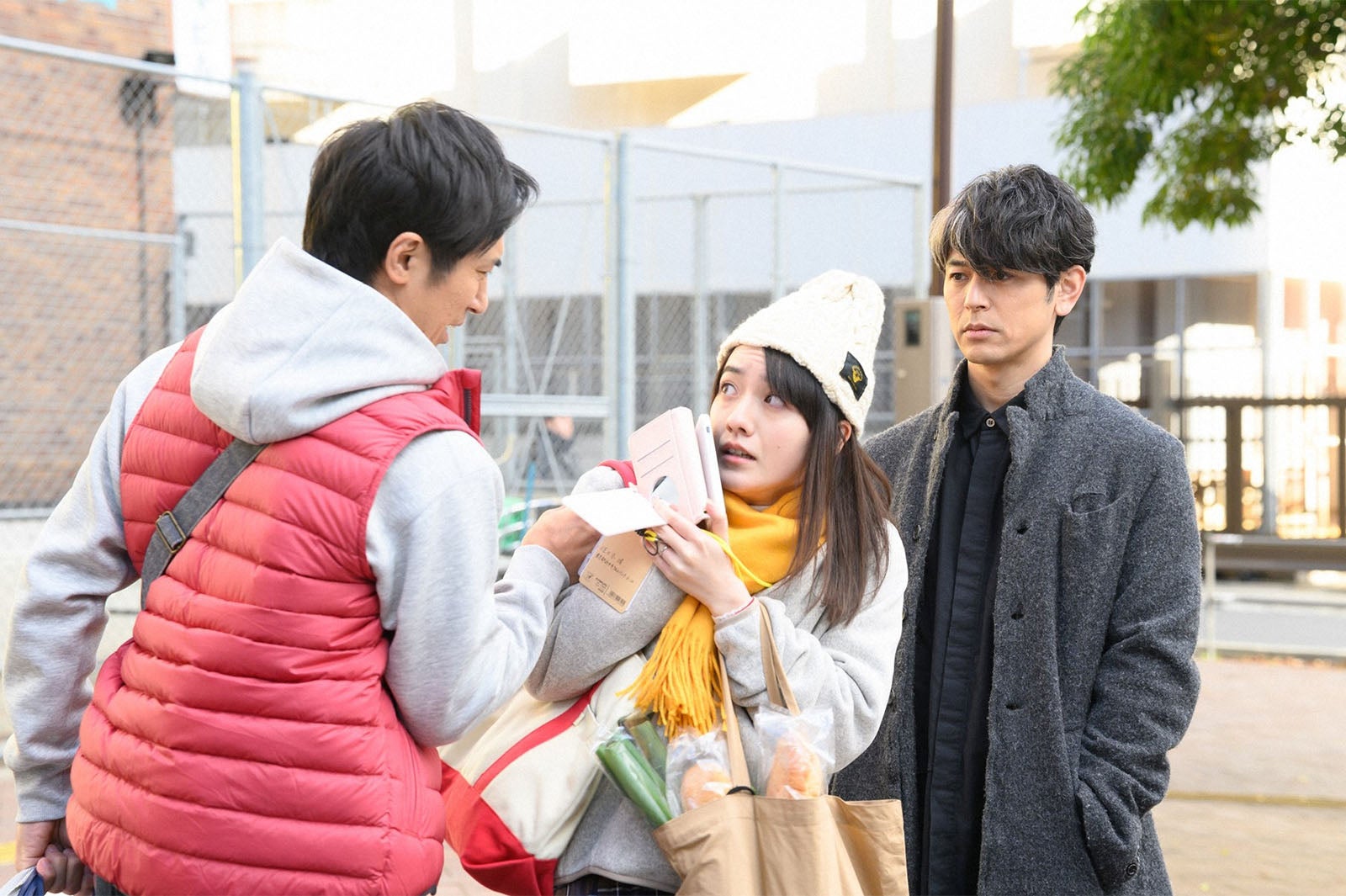 高橋光臣、小島藤子、妻夫木聡／「Get Ready！」第5話より（C）TBS