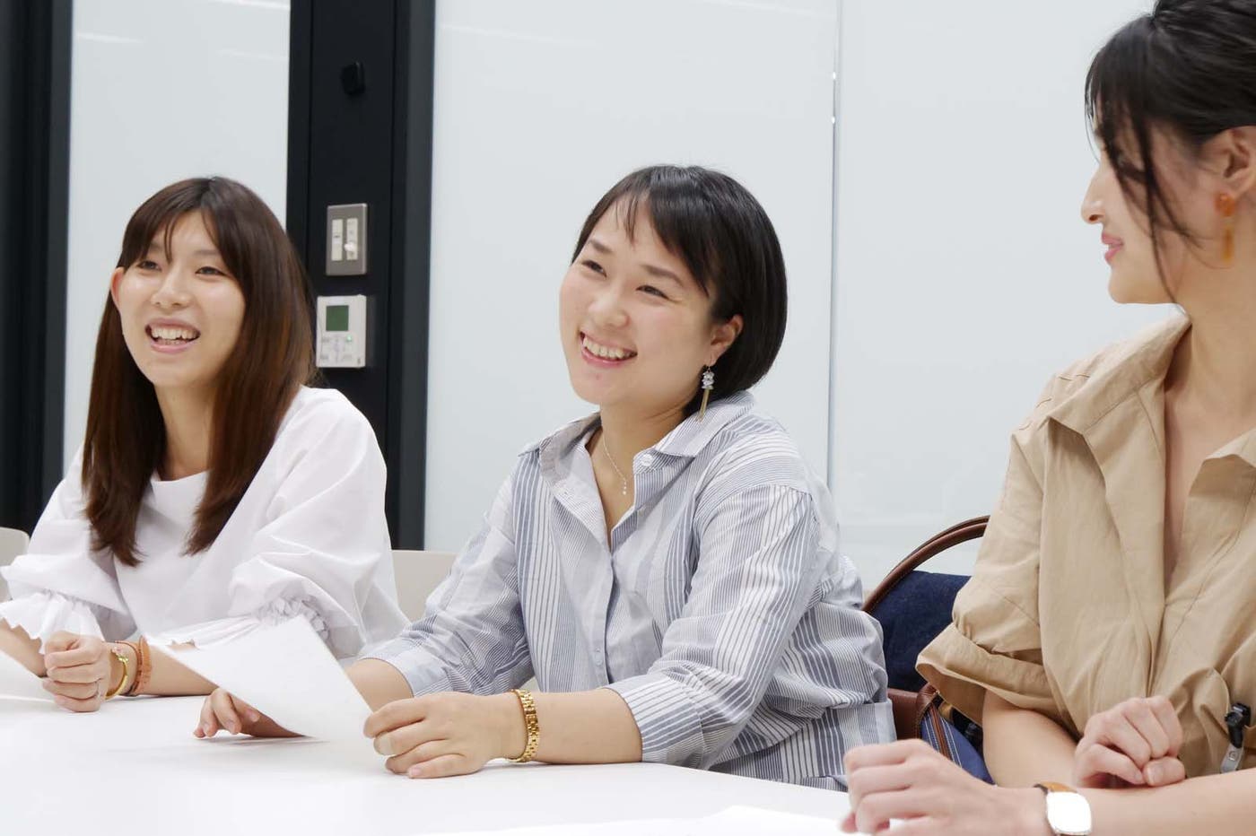 (左から)原川さん、河原林さん、井上さん