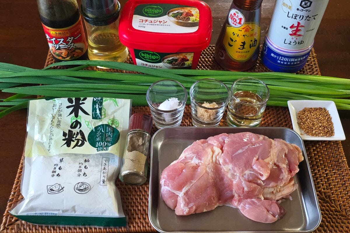 カリカリチキンのニラだれ