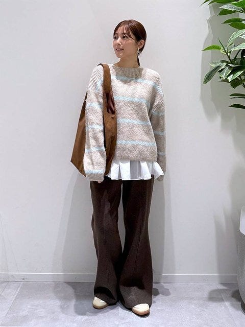 グローバルワークのモヘヤタッチボーダープルオーバー