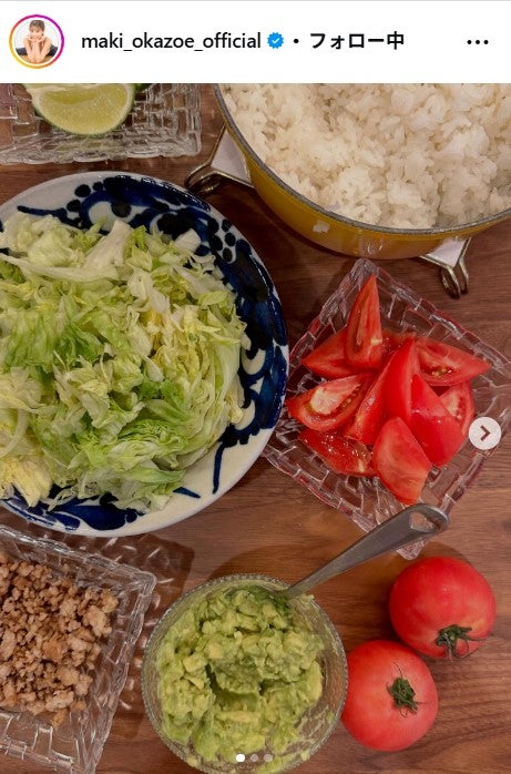 岡副麻希Instagramより