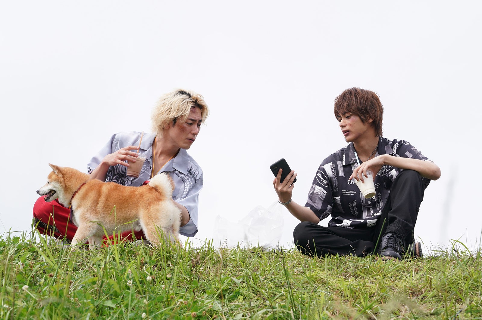 間宮祥太朗、神尾楓珠／「ナンバMG5」第8話より（C）フジテレビ