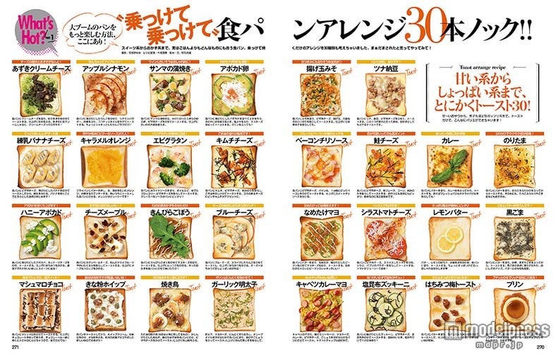 食パンアレンジレシピ特集／（画像提供：エムオン・エンタテインメント）