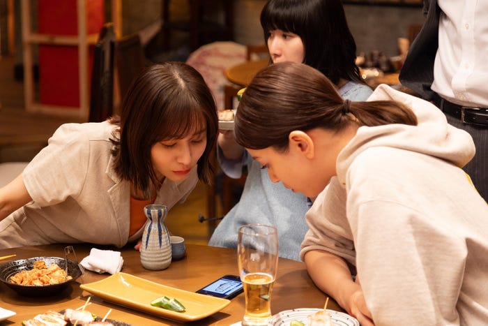 田中みな実、松岡茉優、滝沢カレン「ギークス~警察署の変人たち~」第3話より(C)フジテレビ