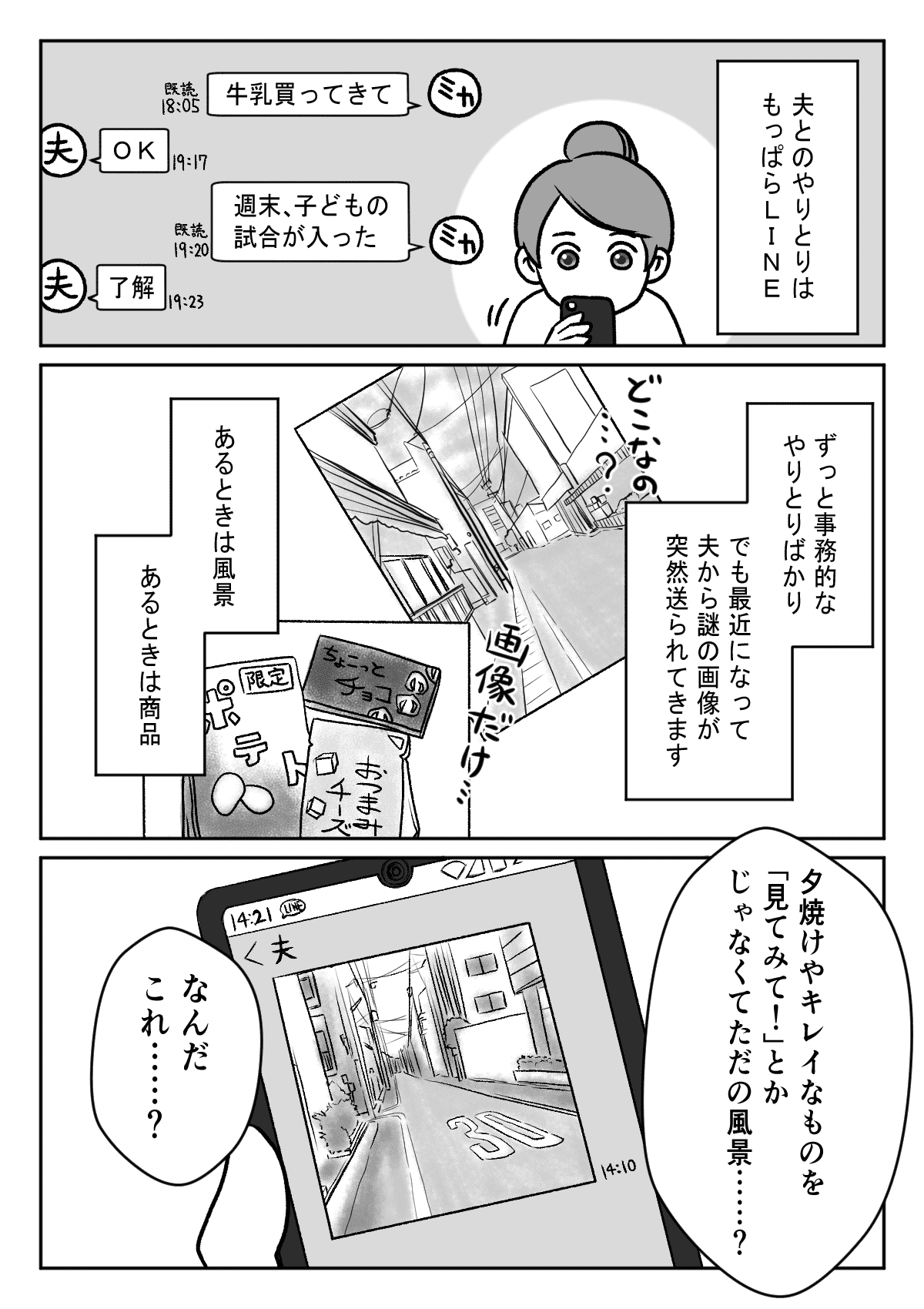 謎行動の真相は はぁ 意味不明なメッセージを送ってくる夫 それくらい汲みとれ まんが モデルプレス