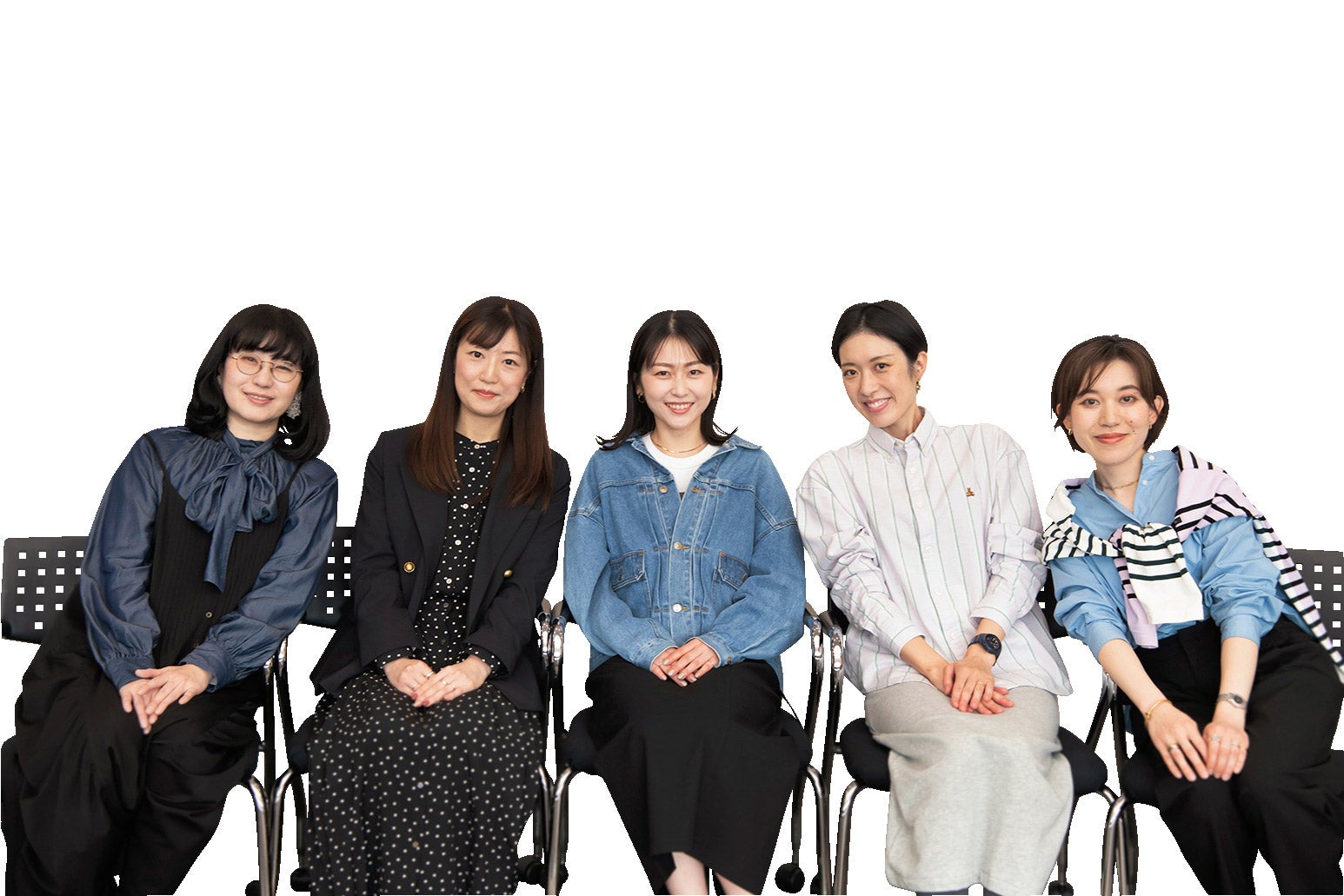 「LEE100人隊」の隊員メンバーたち（C）「LEE」2024年5月号／集英社 撮影／柳香穂