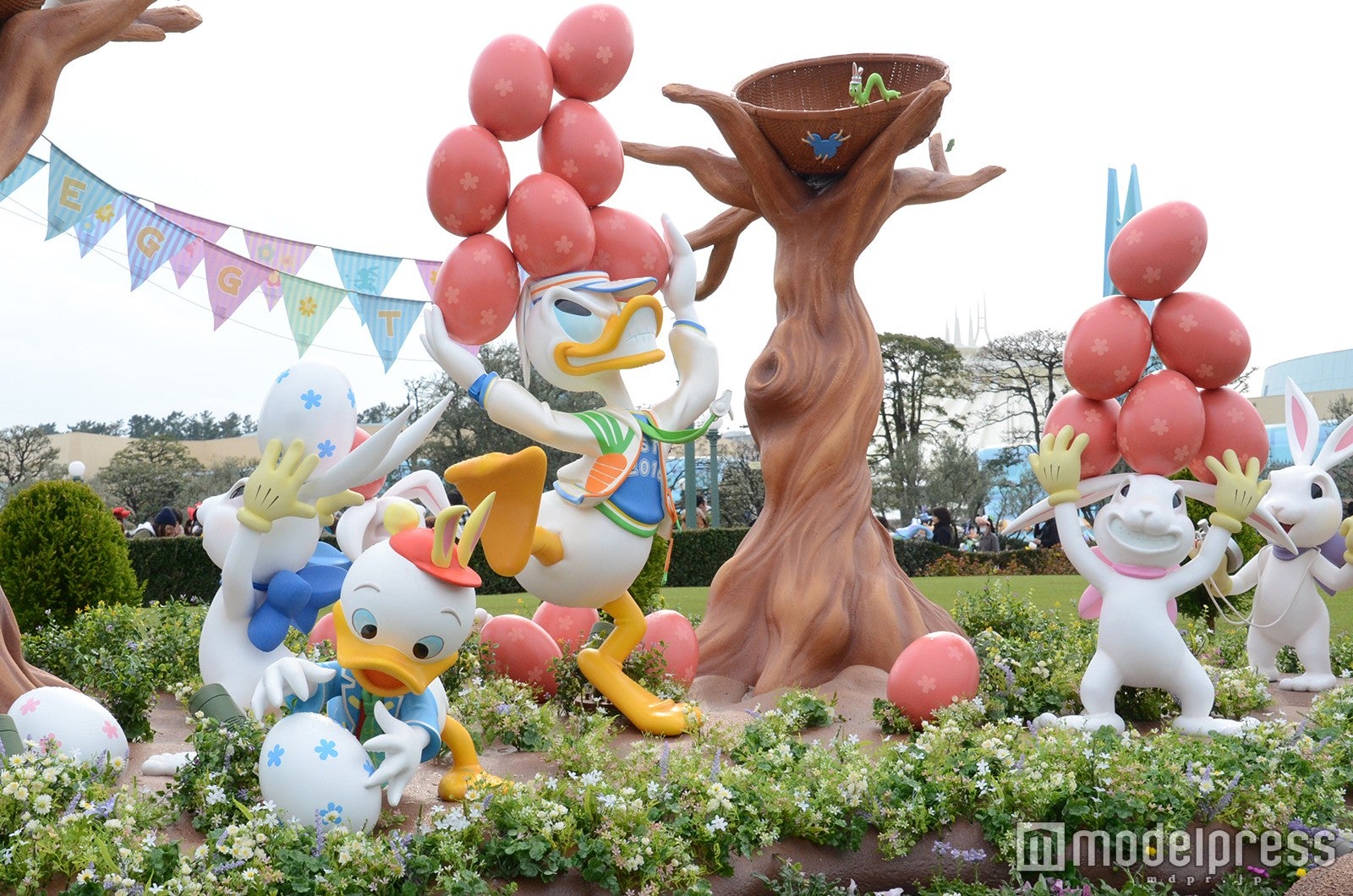 ディズニーランドのデコレーション／ドナルド（C）モデルプレス