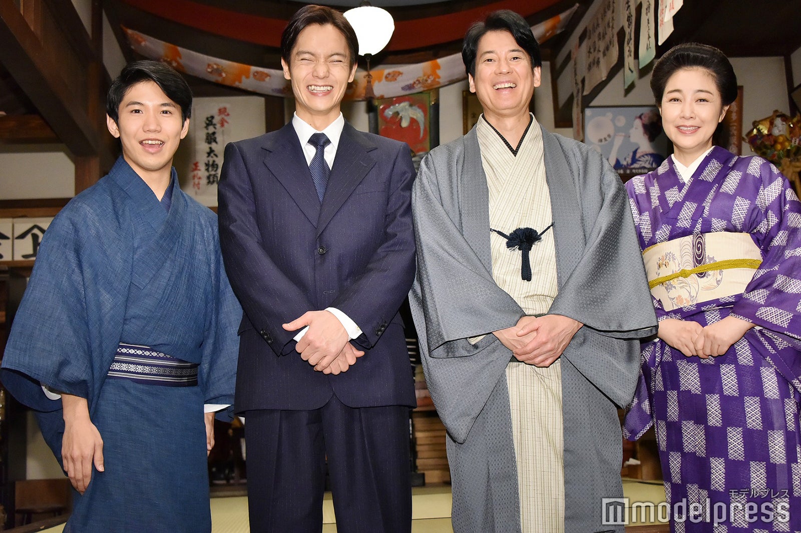 佐久本宝、窪田正孝、唐沢寿明、菊池桃子（C）モデルプレス