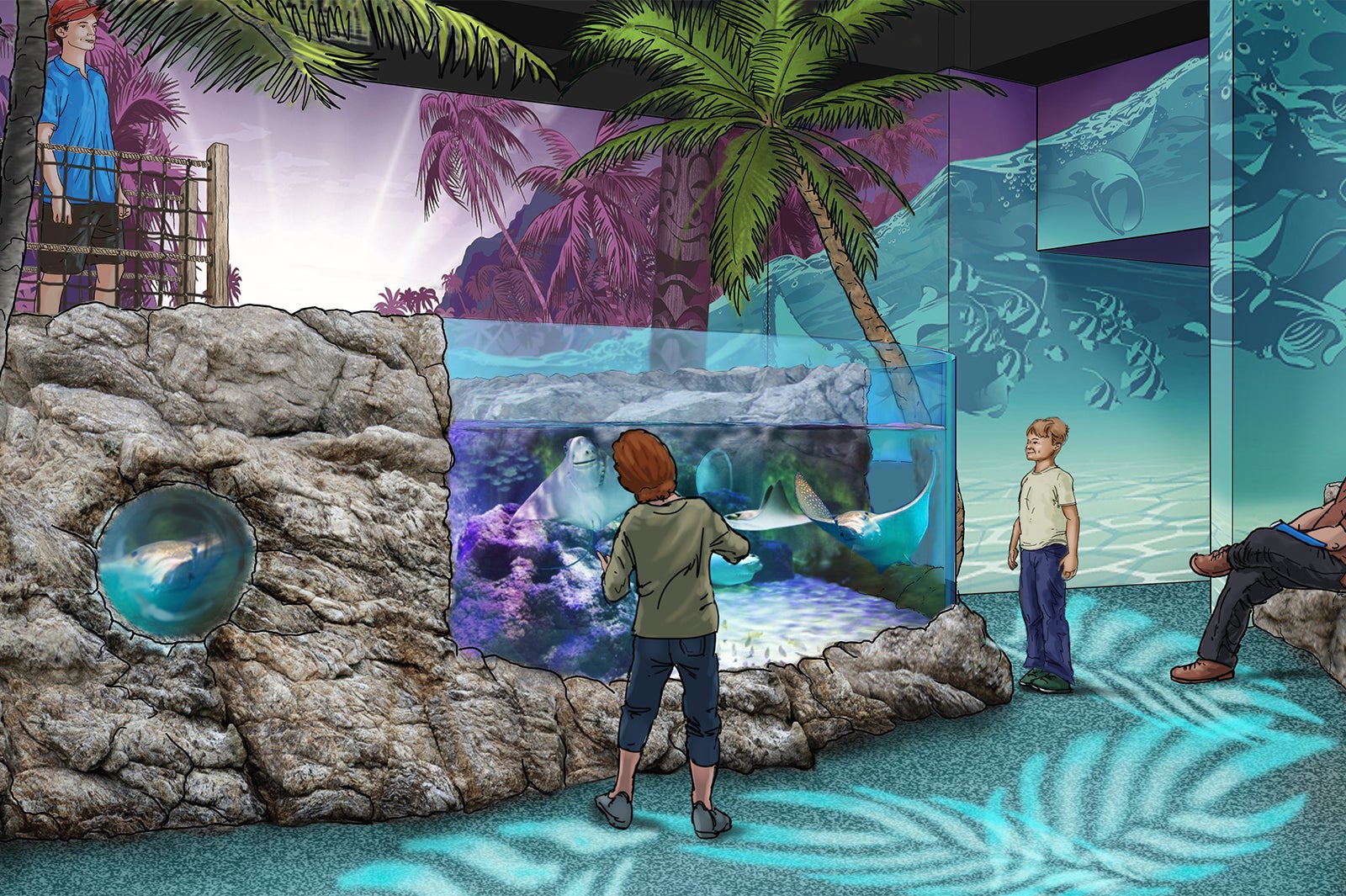 スティングレイ・ベイ（Stingray Bay）／画像提供：LEGOLAND Japan