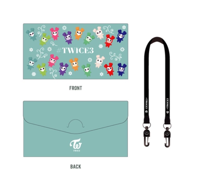 3rd BEST ALBUM 『#TWICE3』リリース記念グッズ／マスクケース&マスクストラップ（ONCE JAPAN OFFICIAL SHOPより）
