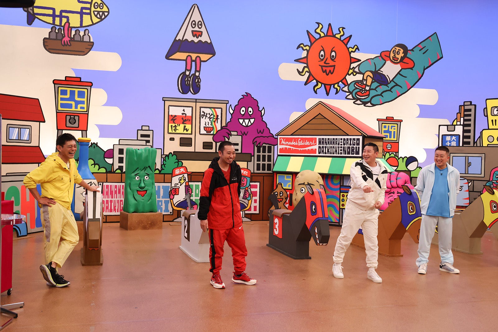 博多華丸、大悟、長田庄平、松尾駿 （C）カンテレ