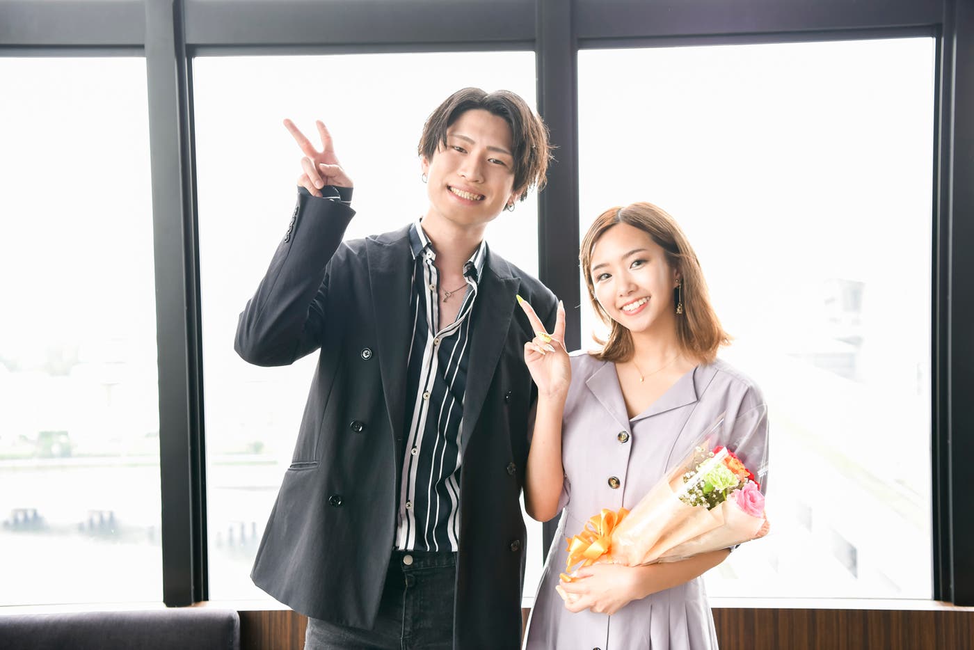 (左から)TAKA、山田麗華(提供写真)