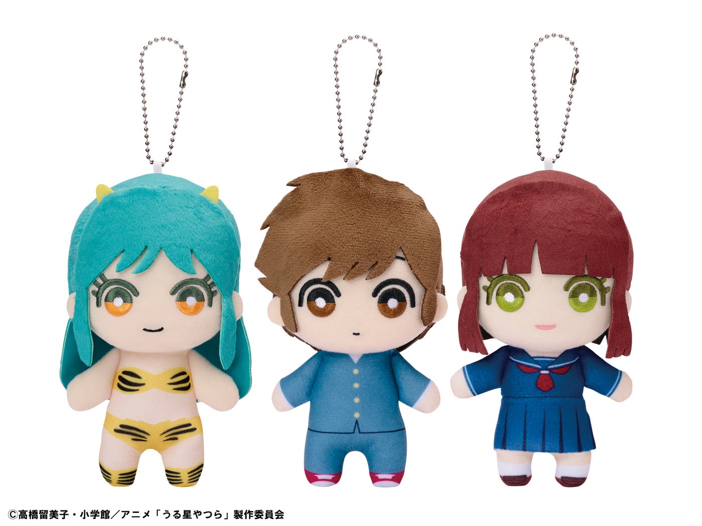 うる星やつら ともぬい/(左から)ラムちゃん、諸星あたる、三宅しのぶ