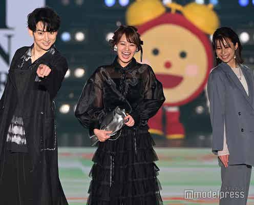 「めざまし」アナウンサー陣、関コレ集結 井上清華・生田竜聖・鈴木唯がランウェイでギャップ見せ【関西コレクション 2024 S/S】