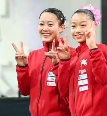 15歳・西山実沙が初世界切符 4月全日本に続き堂々2冠 日の丸ジャージーに袖通し笑顔「浮かれちゃいます」