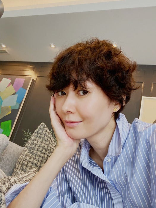 田丸麻紀 強めにパーマをかけたヘアスタイルを公開 寝て起きた時はこんな感じ モデルプレス