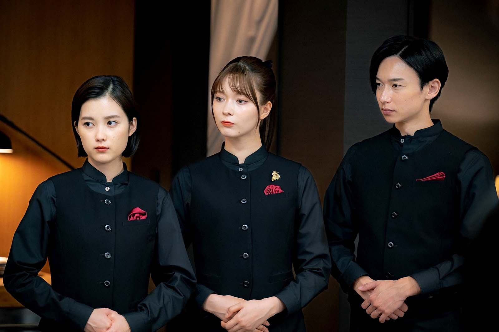 井頭愛海、八木アリサ、木田佳介「フェルマーの料理」第3話より（C）TBS