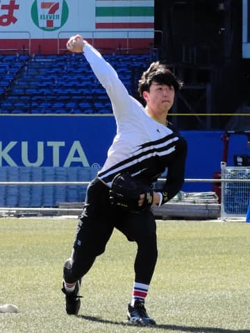 ロッテ・田中晴也が開幕投手宣言「もちろん狙いたい」 武器の直球、フォーク進化へ「真っすぐは平均152キロ」「フォークは1球で空振りがとれる球に」