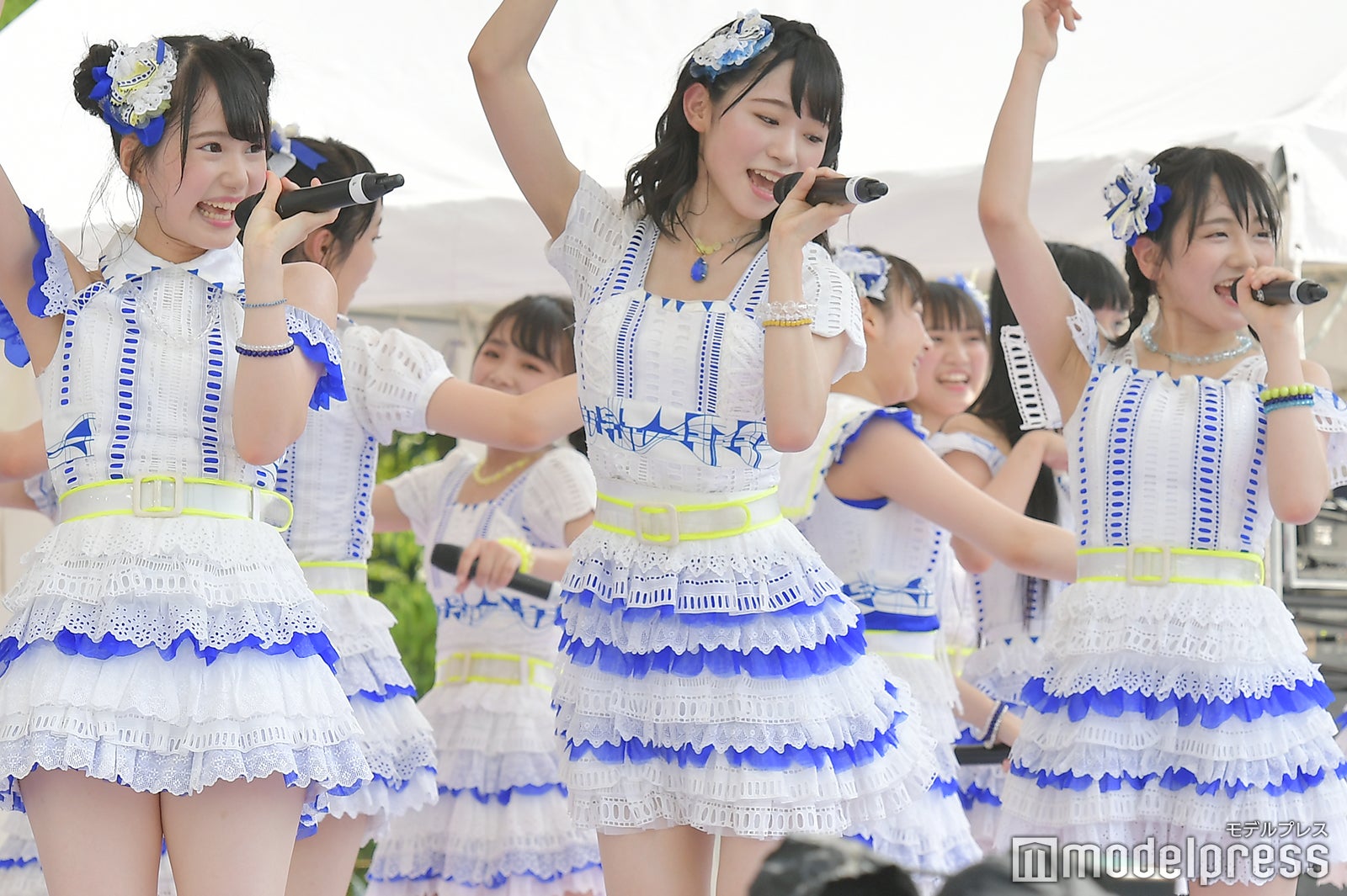 前田彩佳、山内瑞葵、田口愛佳／AKB48フレッシュ選抜「TOKYO IDOL FESTIVAL 2018」（C）モデルプレス