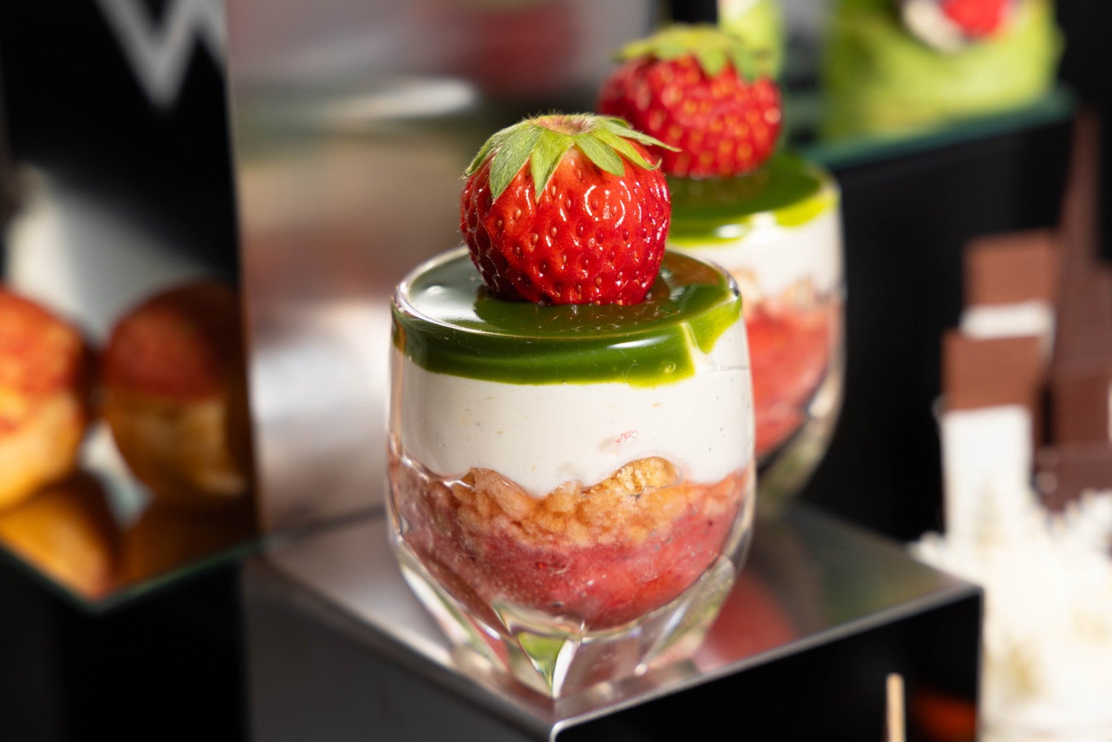 苺と抹茶のヴェリーヌ／提供画像