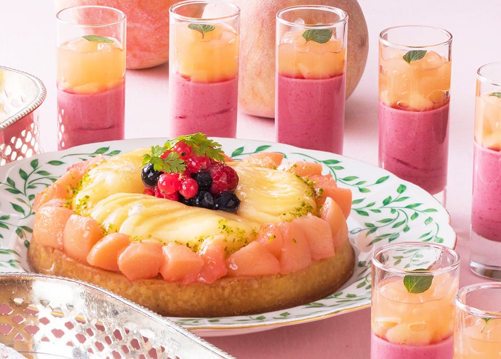 “桃”スィートジャーニー at CAFE TOSCA／画像提供：東急ホテルズ