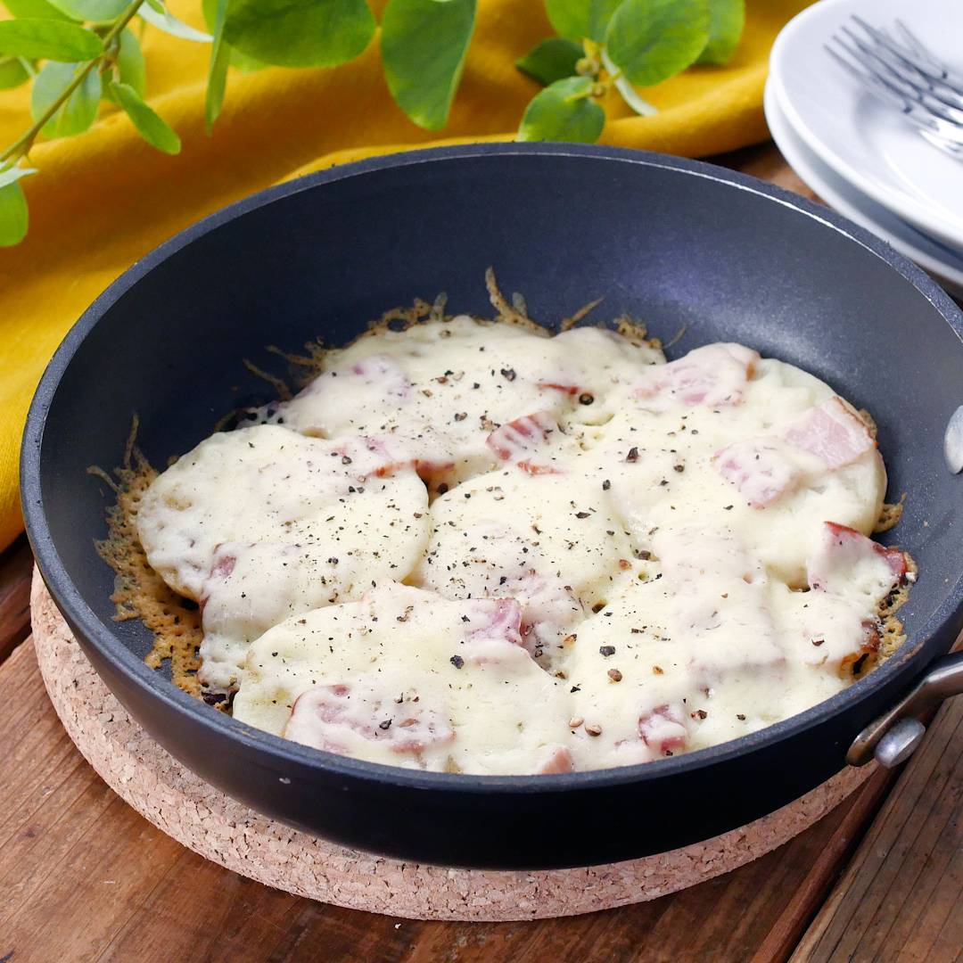 フライパンひとつ!じゃがいものカリカリチーズ焼き