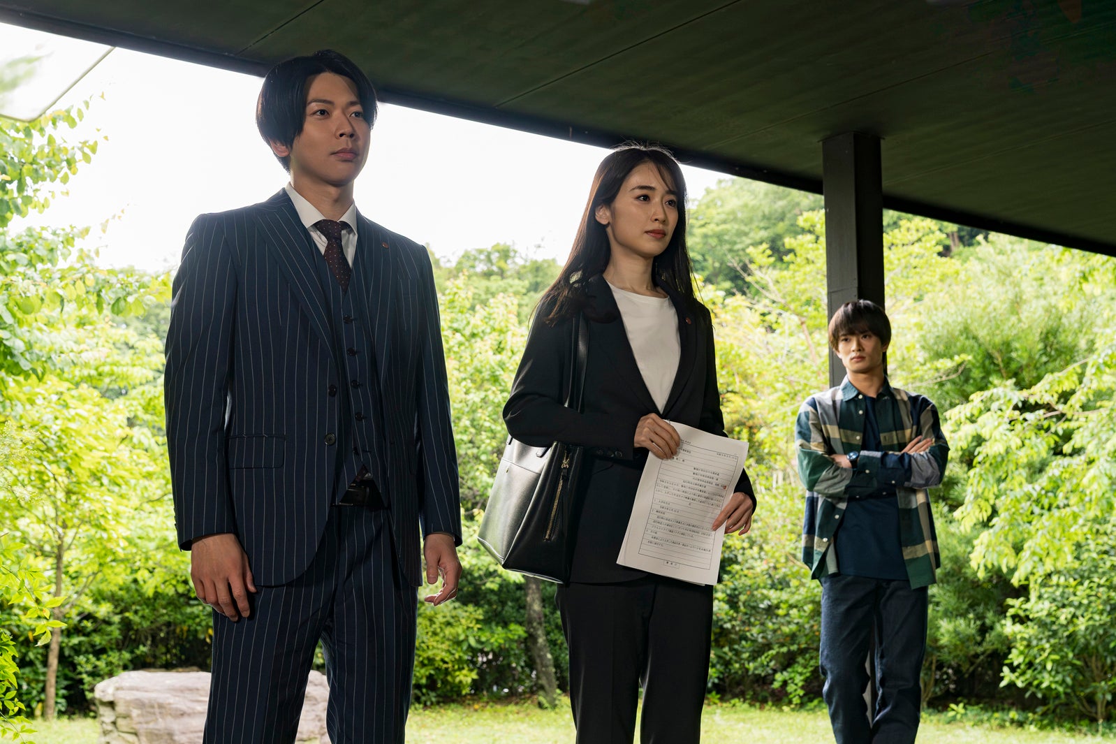 増田貴久、泉里香、浮所飛貴「東海テレビ×WOWOW 共同製作連続ドラマ ギフテッド Season1」（C）東海テレビ／WOWOW