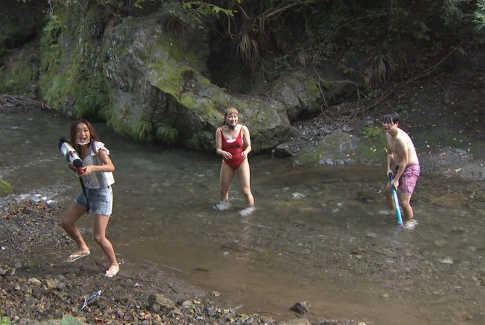 みちょぱ、丸山桂里奈、吉村崇 (C)フジテレビ