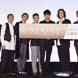 DEEP（RYO、YUICHIRO、TAKA、KEISEI）、山下健二郎、加藤雅也、岸本司監督（C）モデルプレス