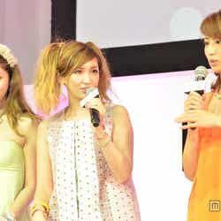 (左から)住谷杏奈、紗栄子、東原亜希