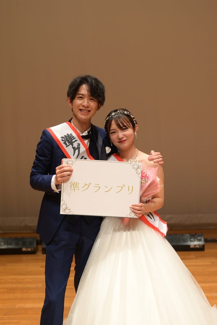 「ミスター横国」準グランプリ・宮島大地さん、「ミス横国」準グランプリ・松本華さん(提供写真)