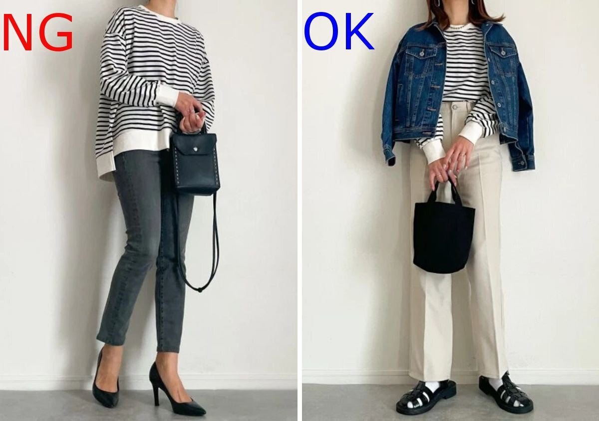 2026春大人女性ボーダーNG＆OKコーデ