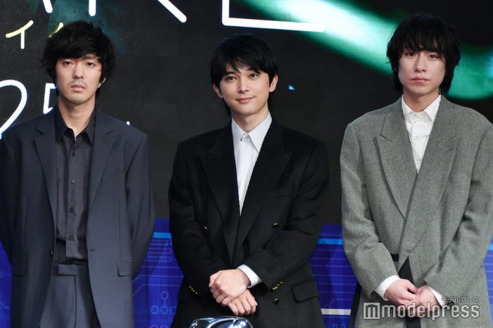 (左から)若葉竜也、吉沢亮、落合モトキ(C)モデルプレス