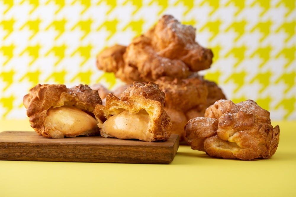 亀戸にカスタードクリーム専門店「カスタ堂」“温めて食べるシュークリーム”が目玉