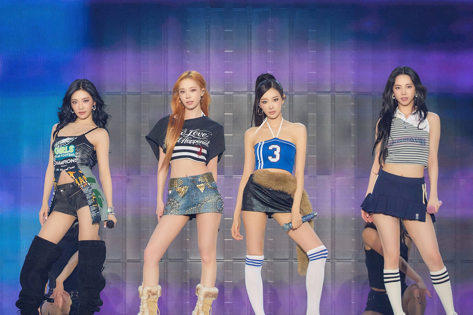 aespa（撮影 : 上西由華、村山泰紀）