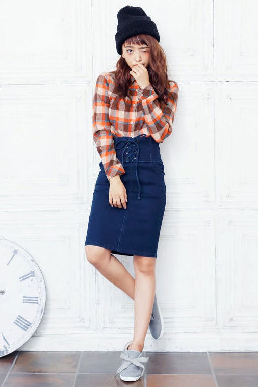 チェック柄ネルシャツ「神戸レタス」1690円（税込）／画像提供：神戸レタス